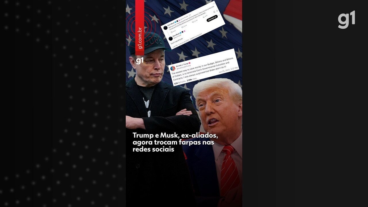 Briga 'vista do espaço', 'odeio meu eX': como a imprensa internacional noticiou o 'divórcio' entre Trump e Musk