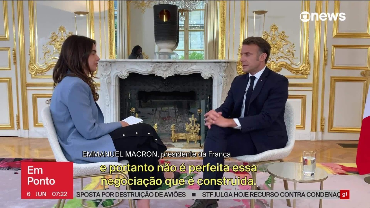 Se o agro do Mercosul adotar mesmas regras da UE, acordo sai até o fim do ano, diz Macron; VÍDEO