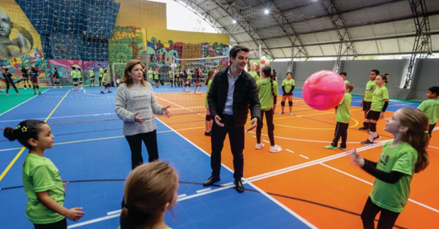 Clube da Gente e CEL Bairro Novo ganham quadras e formarão complexo esportivo